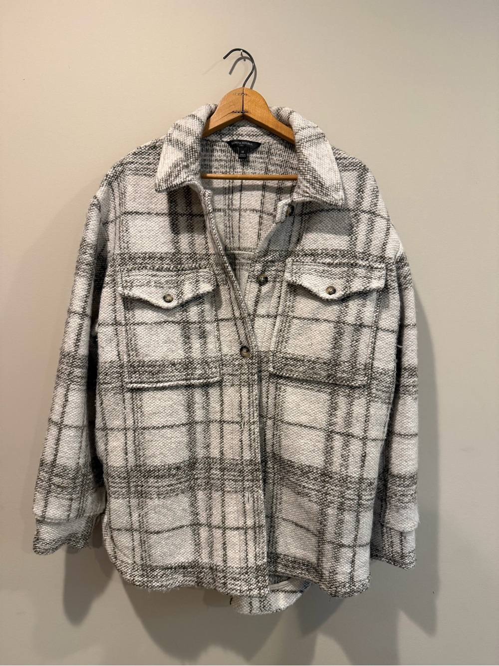 Banana Republic wool blend shacket